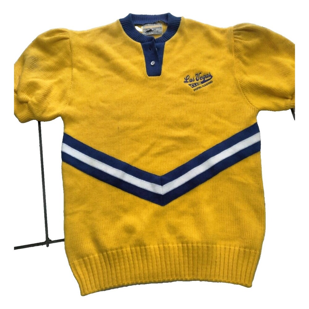 Bristol Las Vegas Club Hotel Casino Sweater Cheerleader Vintage Collectible